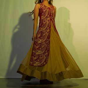 Pakistani Indian Anarkali Shirt Gown